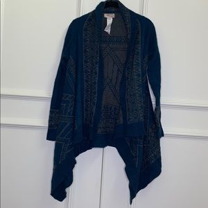 Blue and grey Forever 21 Cardigan